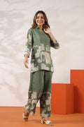 Chateau Green Tribal Elephant Elegance Co-ord Set