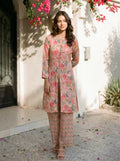 Aster Printed Muslin Co-Ord Set