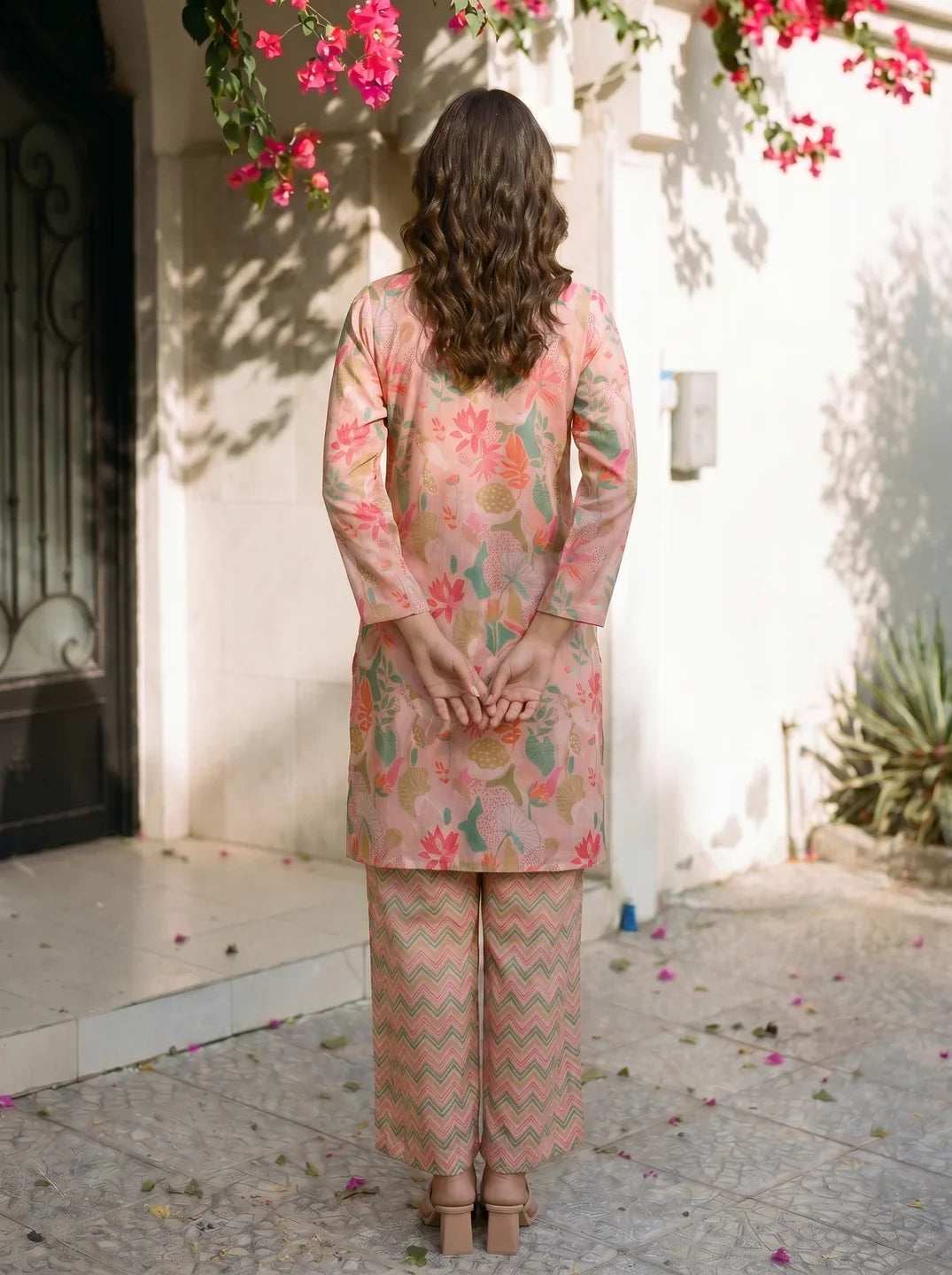 Aster Printed Muslin Co-Ord Set