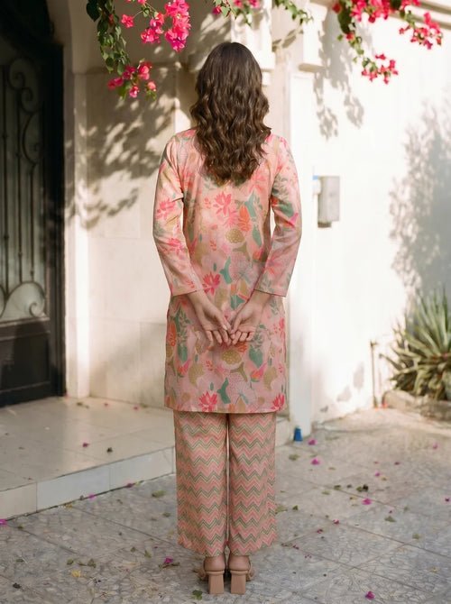 Aster Printed Muslin Co-Ord Set